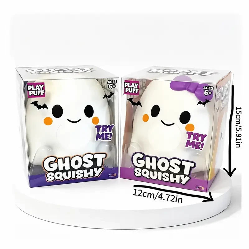 Ghost Squishy Sensory Toy – Soft Stress Relief Fidget